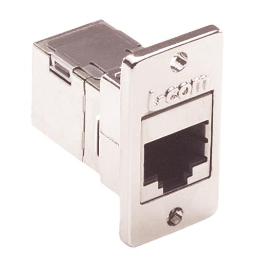 L-Com ECF Series Single-Port RJ45 Ethernet Coupler, Cat5e, Shielded