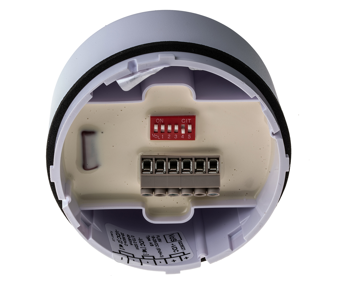 Eaton Red Sounder Beacon, 18 → 28 V dc, IP58, IP65, Wall Mount, 101dB at 1 Metre