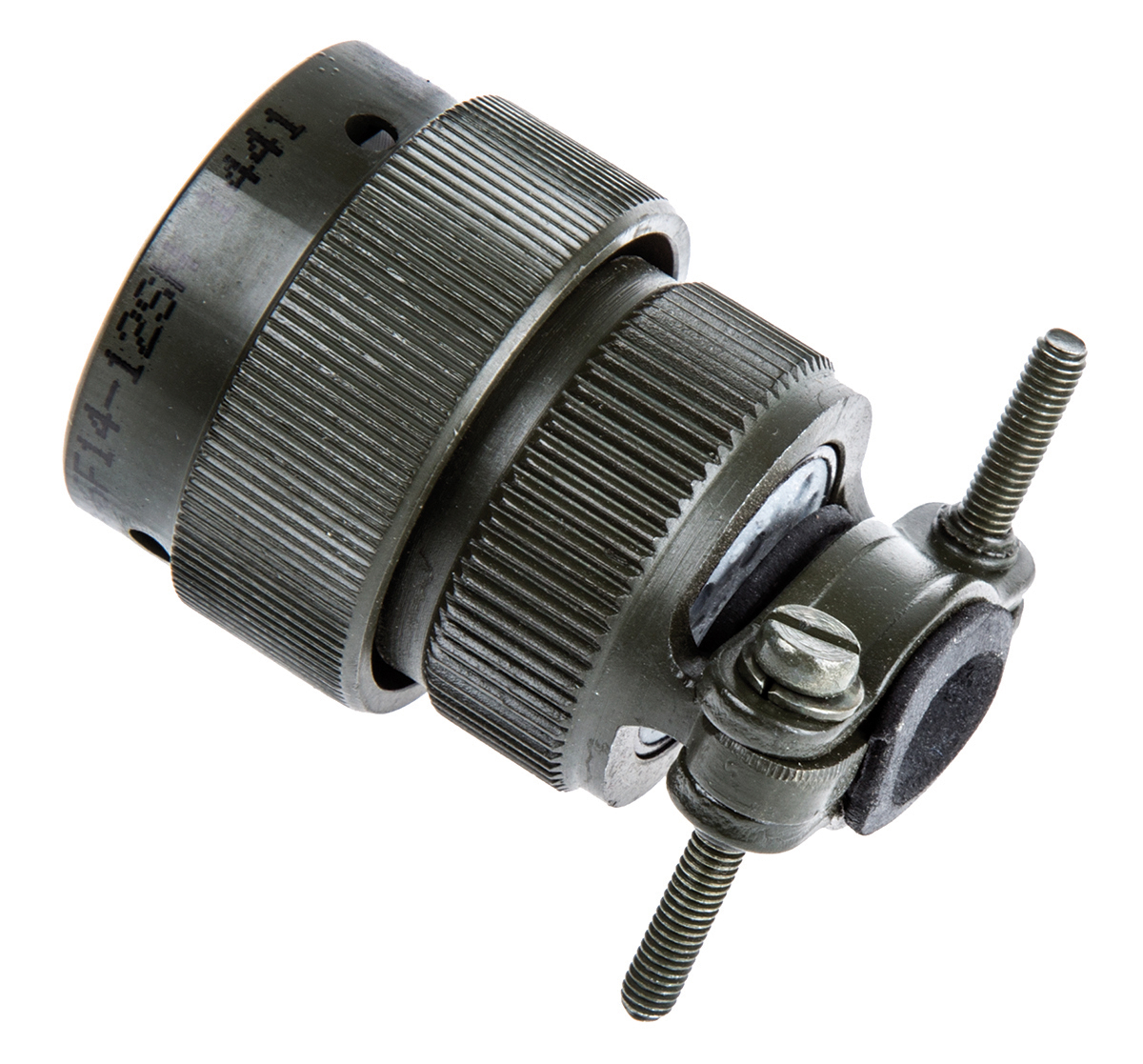 Amphenol Limited, 62GB 12 Way Cable Mount MIL Spec Circular Connector PlugOlive, Socket Contacts,Shell Size 14, Bayonet