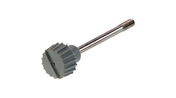 Hirschmann Silver Screw With Knurled Head for use with GDM/GM