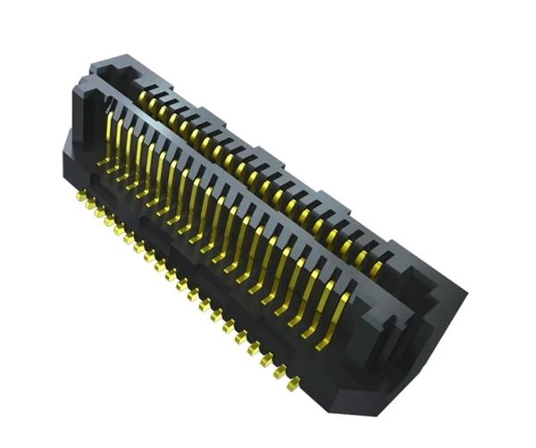 Samtec LSS Series Horizontal Surface PCB Header, 80 Contact(s), 0.635 mm Pitch, 2 Row, Shrouded