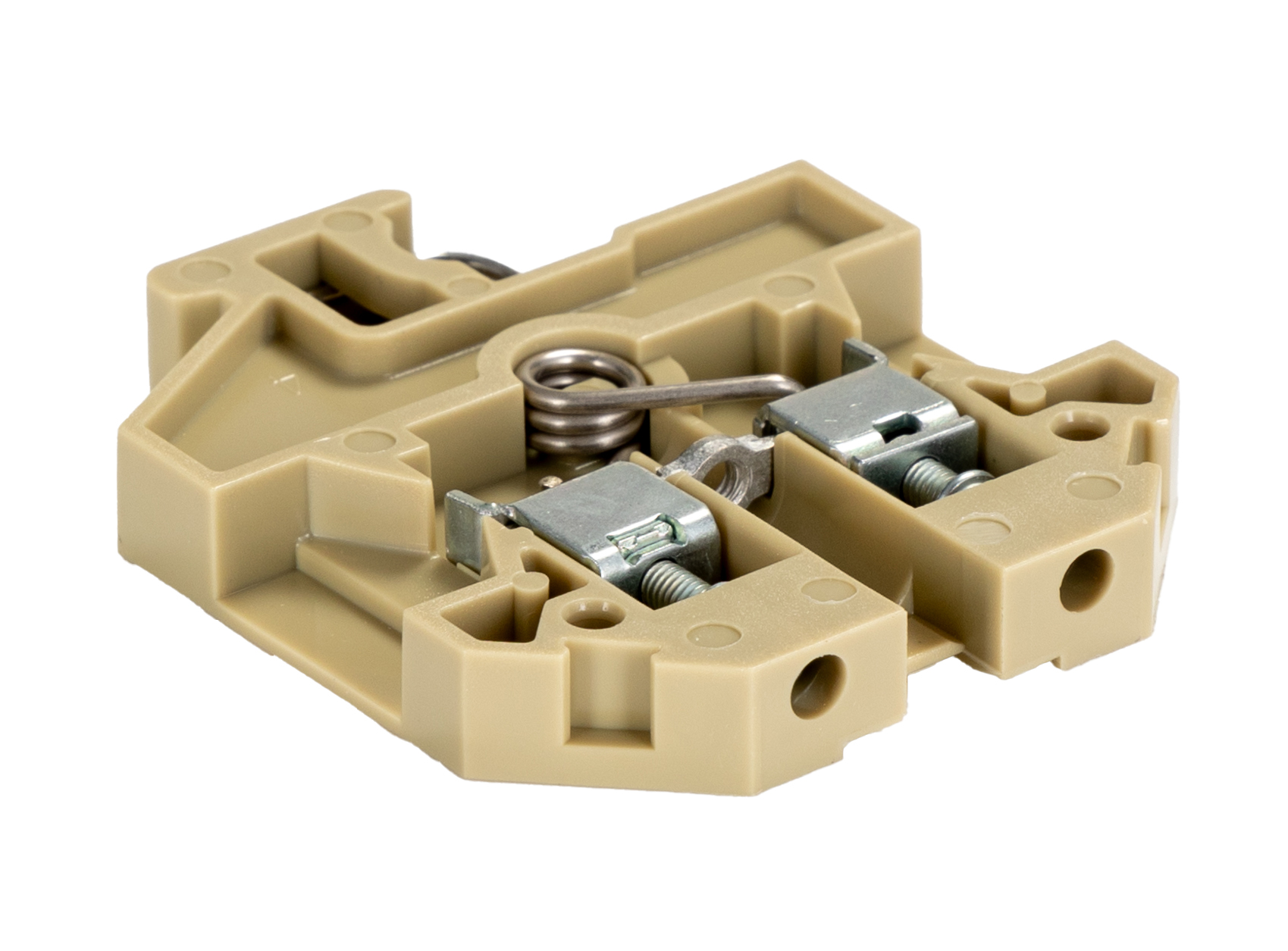 Weidmuller 0497560000 RSF 3 PA Series Beige, Yellow, 4mm², Single-Level, Feed Through Termination