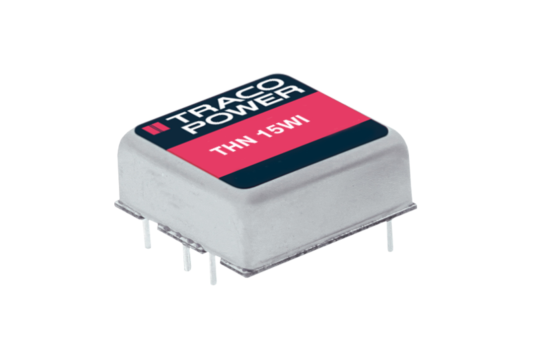 TRACOPOWER THN 15WI DC-DC Converter, 12V dc/ 1.3A Output, 18 → 75 V dc Input, 15W, Through Hole, +85°C Max Temp