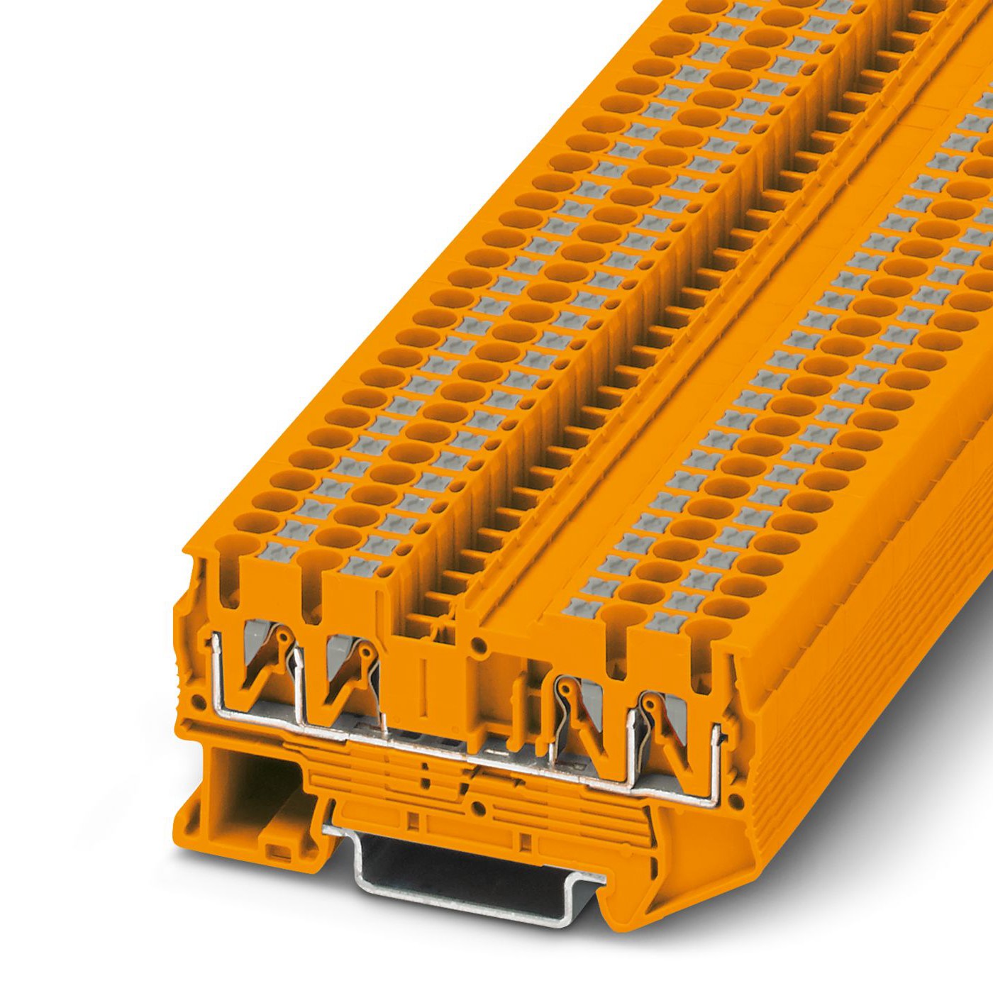 Phoenix Contact 3001373 PT 2.5-QUATTRO OG Series Orange, 0.14 → 4mm², Single-Level, Push In Termination