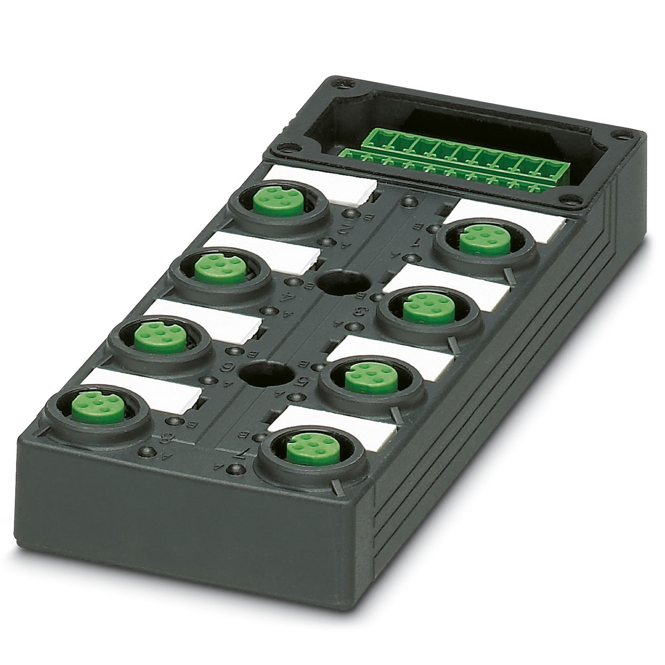 Phoenix Contact SACB Series Sensor Box, M12, 4 way, 8 port