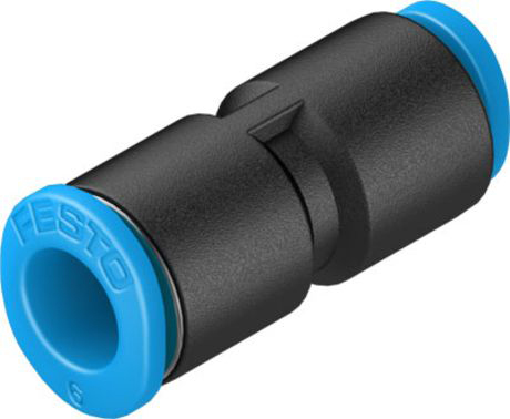 Festo QSM Series Reducer Nipple, Push In 6 mm to Push In 4 mm, Tube-to-Tube Connection Style, 130761