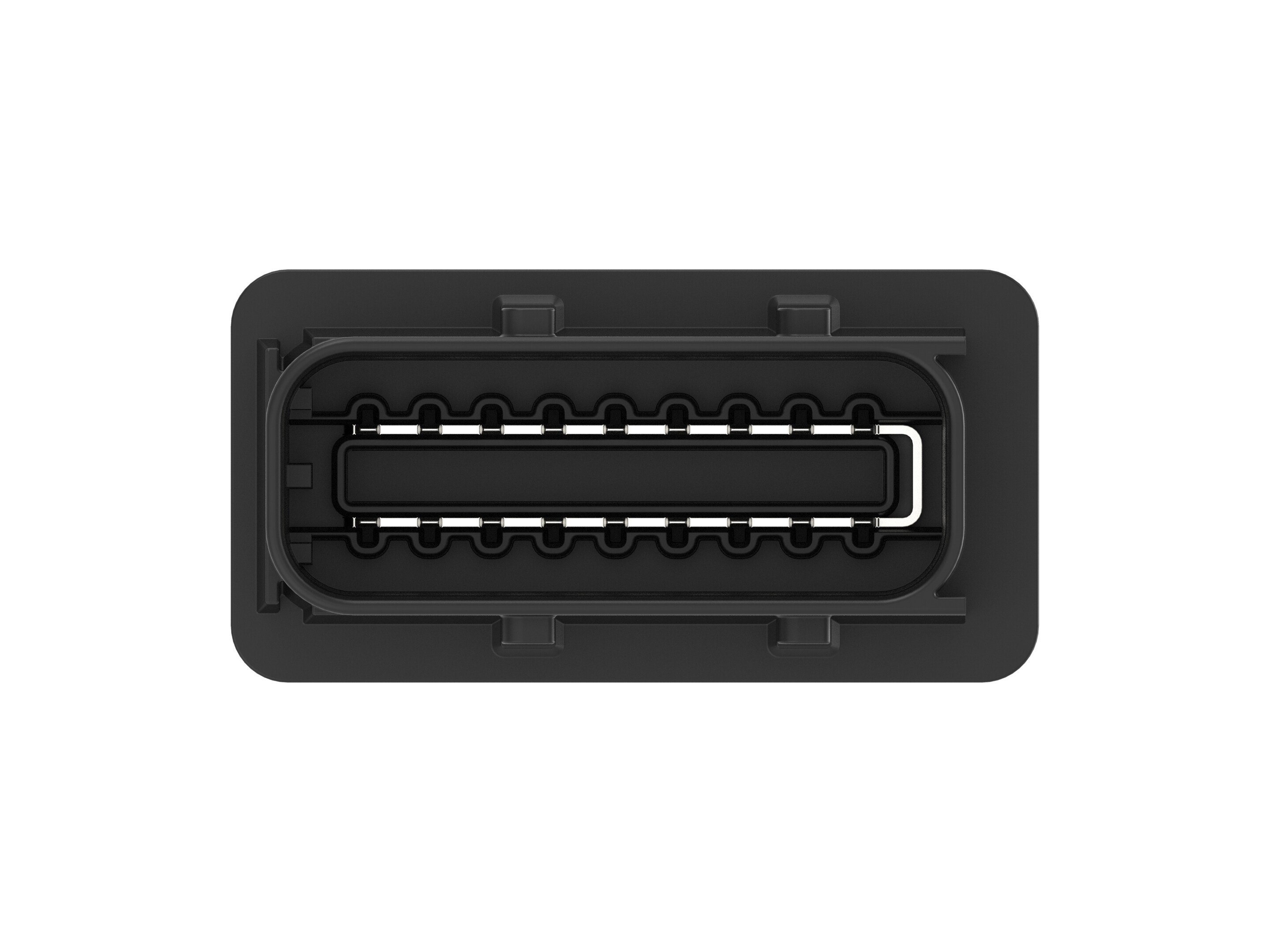 TE Connectivity 1-23695 Series Straight Cable PCB Header, 18 Contact(s), 6 mm Pitch, 2 Row, Shrouded
