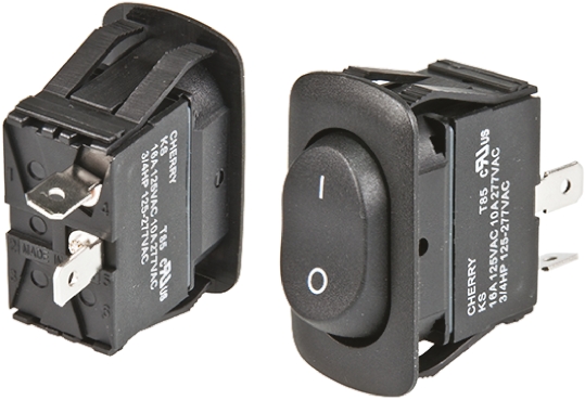 ZF SPST, On-Off Rocker Switch Panel Mount