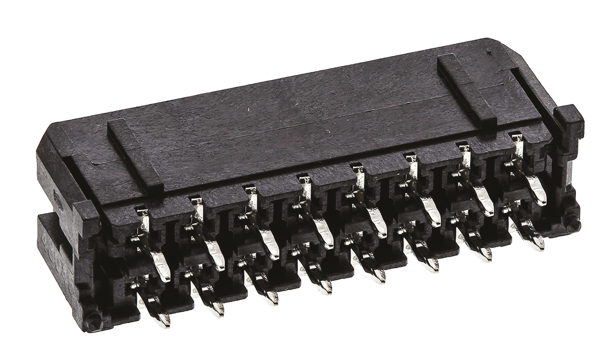 Molex Micro-Fit 3.0 Series Vertical Through Hole PCB Header, 16 Contact(s), 3 mm Pitch, 2 Row, Shrouded