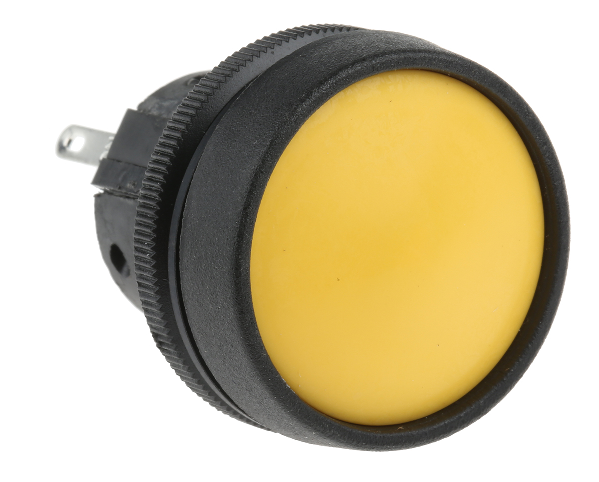 ITW Switches 76-91 Series Push Button Switch, Momentary, Panel Mount, 22.5mm Cutout, SPDT, Clear LED, 250V ac, IP67