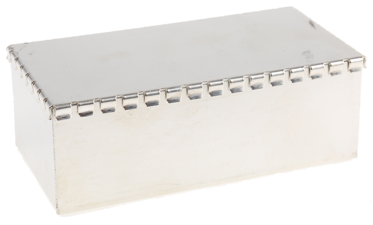 Perancea Tin Plated Steel PCB Enclosure, 35 x 50 x 100mm