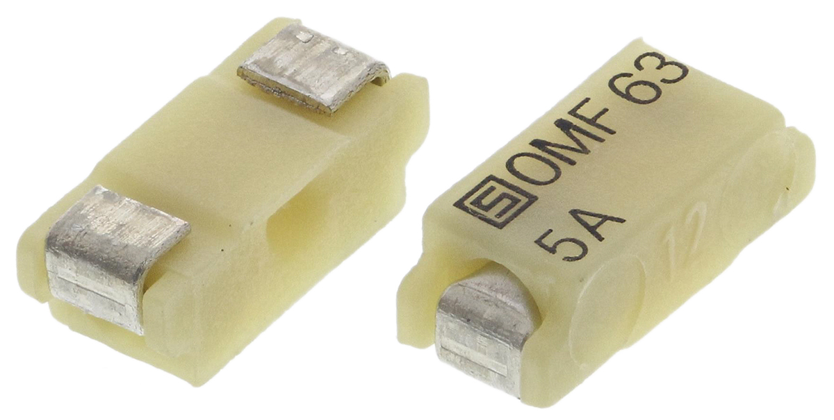 Schurter SMD Non Resettable Fuse 5A, 63V ac/dc