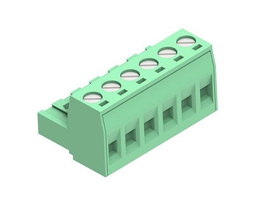 Molex, 5.08mm Pitch, 39530, 6 Way, Horizontal, Pluggable Terminal Block, Plug, 395305006