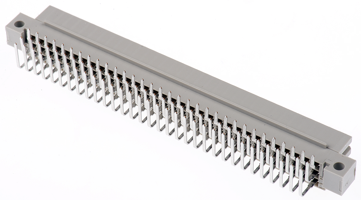 HARTING 96 Way 2.54mm Pitch, Type R Class C2, 3 Row, Right Angle DIN 41612 Connector, Socket
