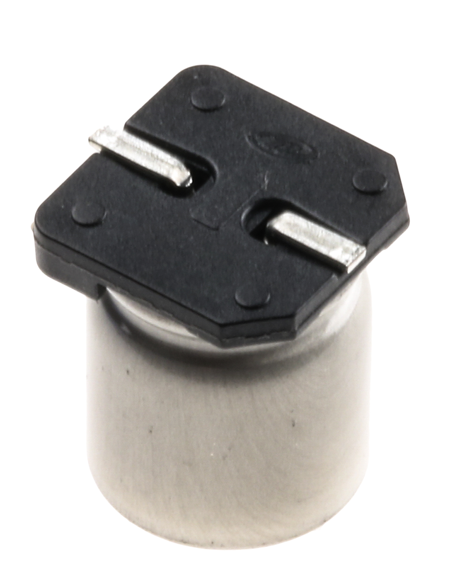 Nichicon 100μF Aluminium Electrolytic Capacitor 50V dc, Surface Mount - UWT1H101MNL1GS