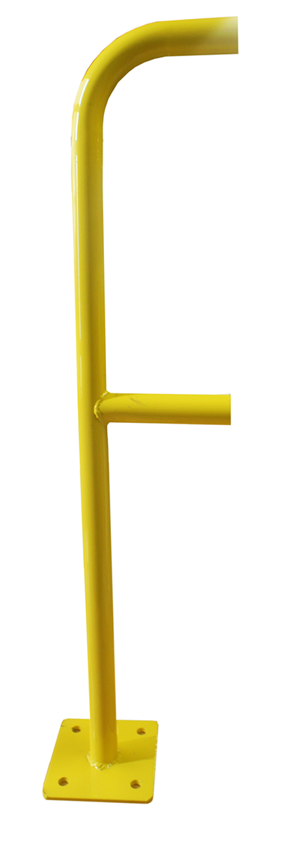 RS PRO Yellow Steel Protection Barrier