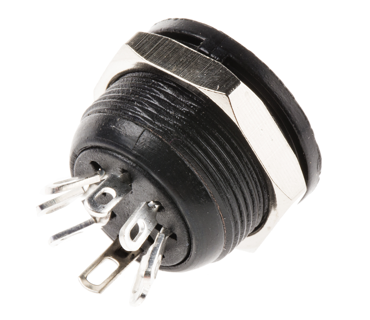 RS PRO 7 Pole Din Socket, 4A, 100 V ac, Female, Panel Mount