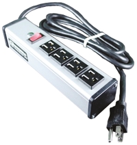 Wiremold 4.6m 4 Socket NEMA 5-15R Extension Lead, 120 V