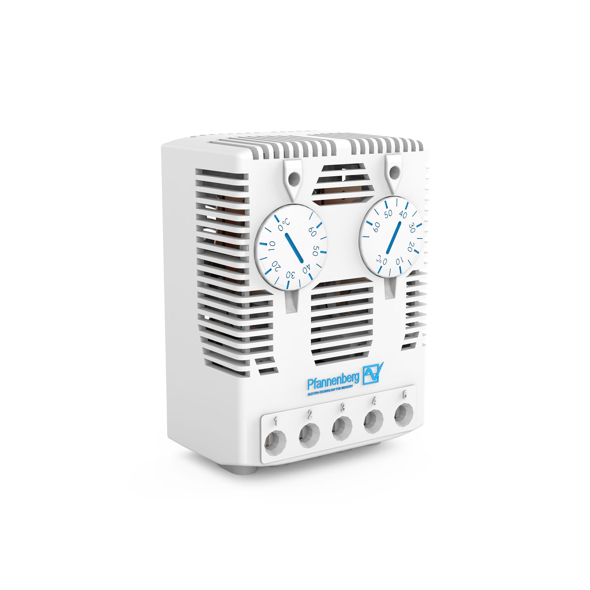 Pfannenberg 17143000000 NO Thermostats, 10A, 120 → 240 V ac, 0 → 60 °C