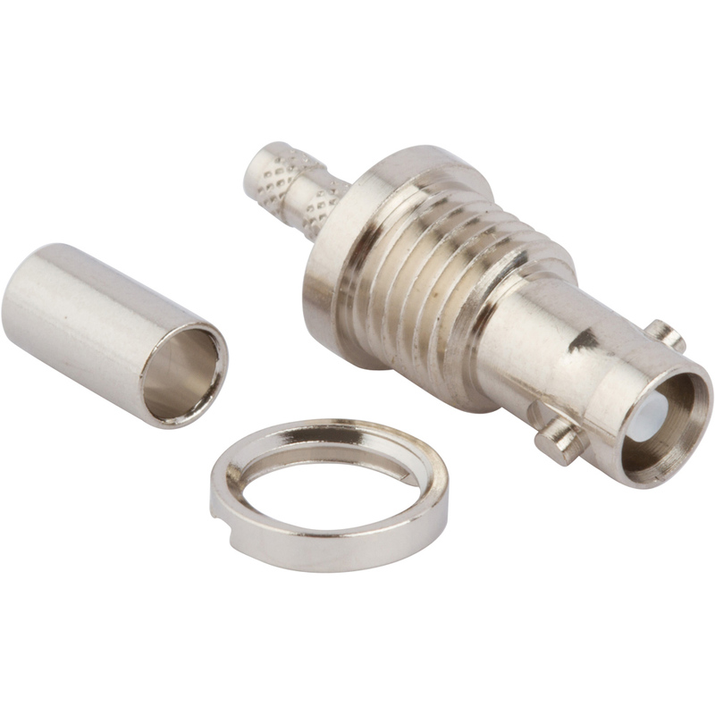 Amphenol RF 034-1053 Series, Jack, 75Ω, Solder Cup Termination, Straight Body