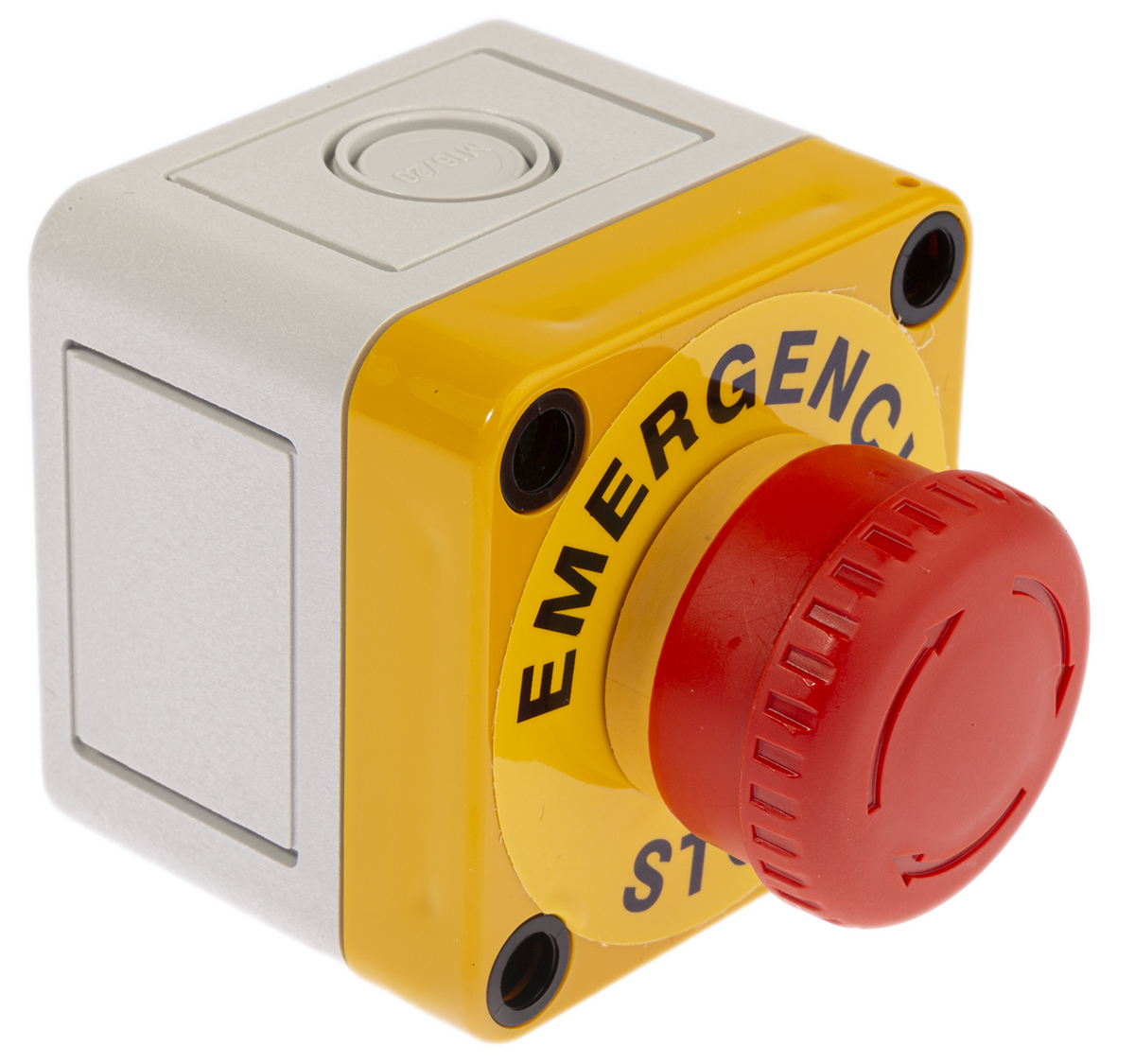APEM A02ES-I Series Twist Release Emergency Stop Push Button, Panel Mount, 22mm Cutout, 2NC, IP65