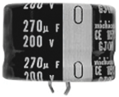 Nichicon 180μF Aluminium Electrolytic Capacitor 200V dc, Snap-In - LGJ2D181MELY20