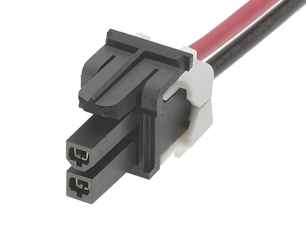 Molex 2 Way Female Mini-Fit TPA2 to 2 Way Female Mini-Fit TPA2 Wire to Board Cable, 300mm