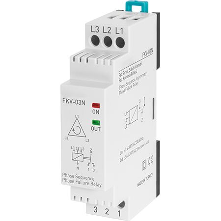 RS PRO Phase Monitoring Relay, Three Phase, 380V ac, DIN Rail