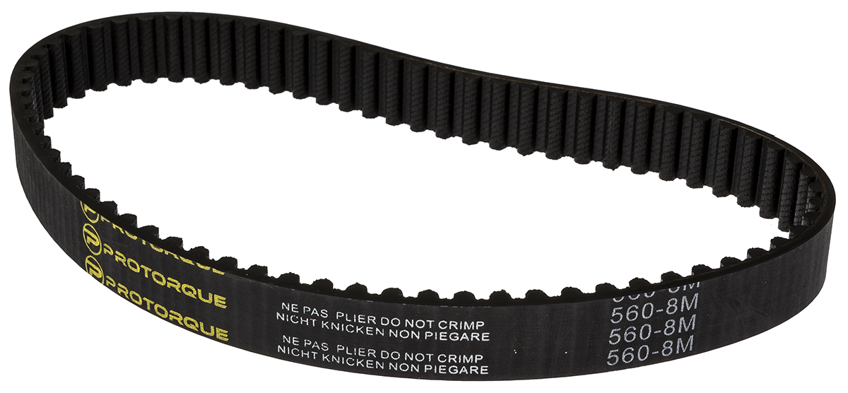 RS PRO Timing Belt, 70 Teeth, 560mm Length, 20mm Width