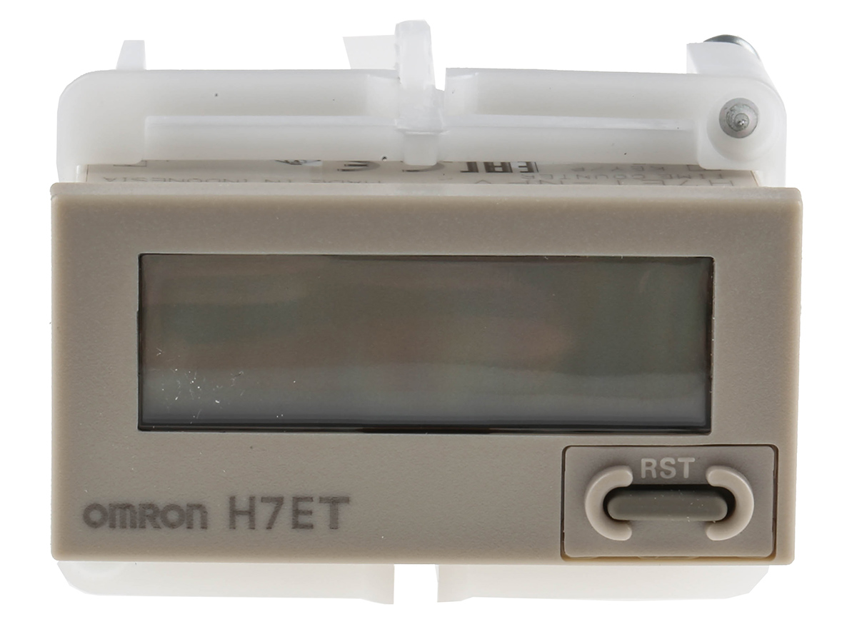 Omron H7E Timer, 7 Digit LCD, 24 → 240 V ac/dc