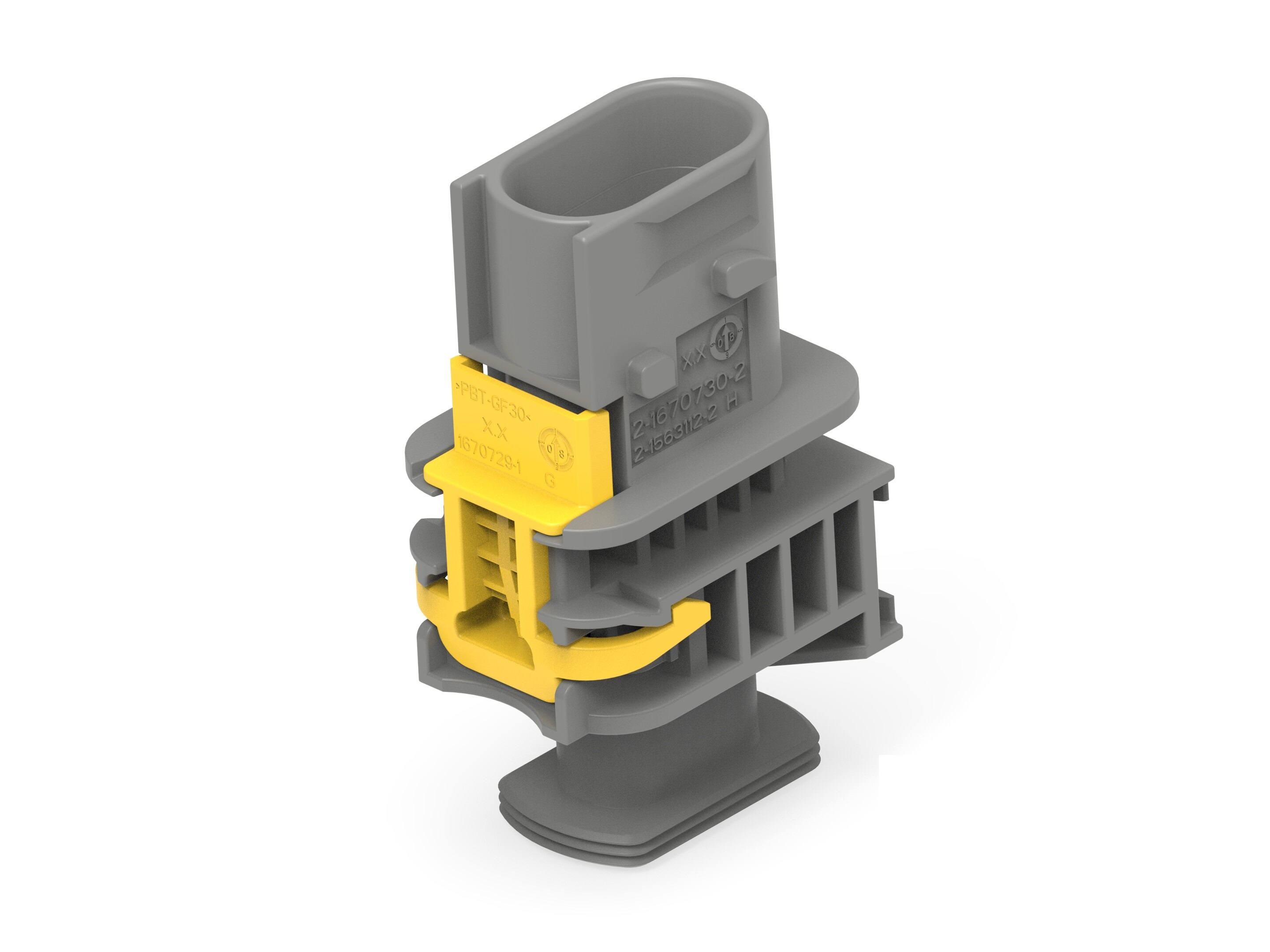 TE Connectivity, Heavy Duty Sealed Connector Series Automotive Connector Plug Black Panel Mount 3 Way 2-1670730-2