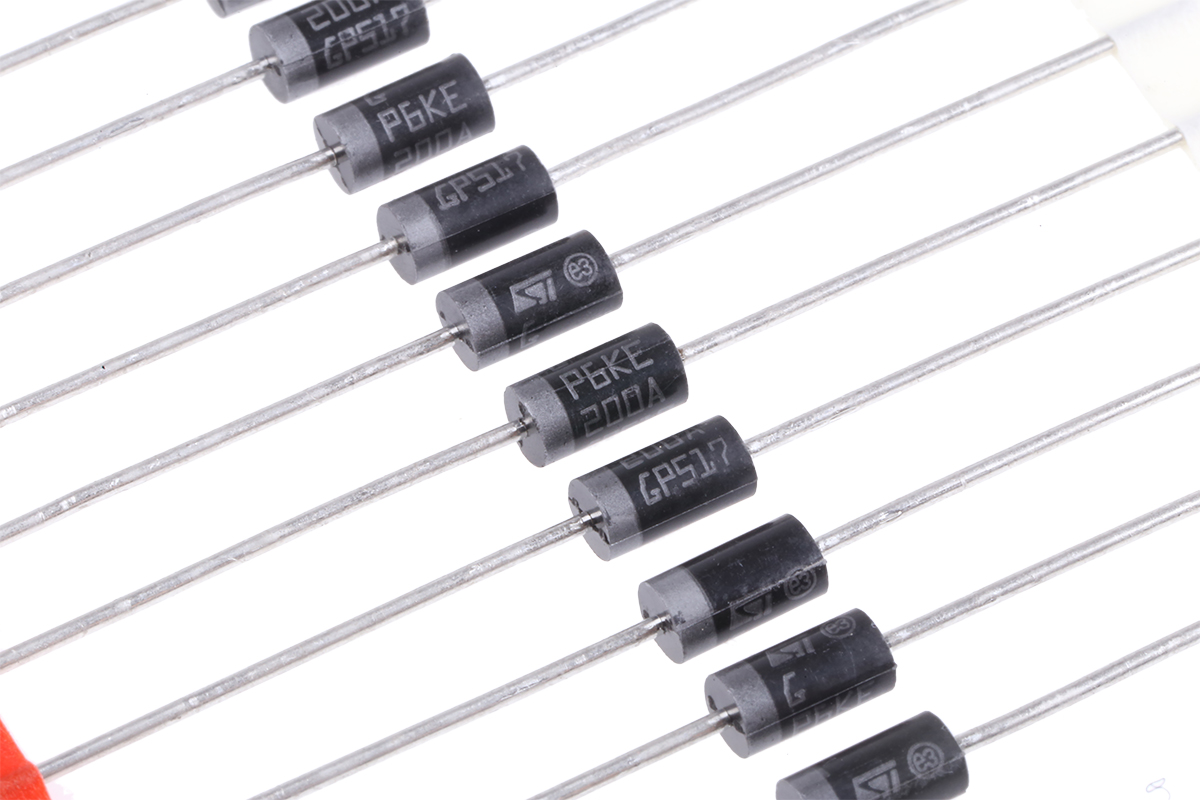 STMicroelectronics P6KE200A, Uni-Directional TVS Diode, 600W, 2-Pin DO-15