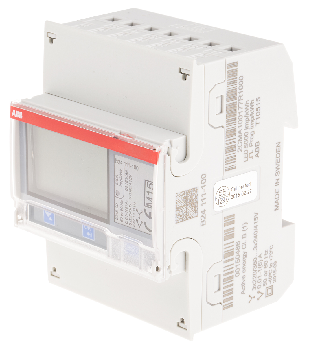 ABB 3 Phase LCD Energy MeterTransformer Connected
