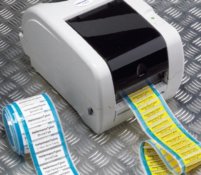 HellermannTyton TTRC Black on Black Printer Ribbon, 300m Label Length, 100mm Label Width