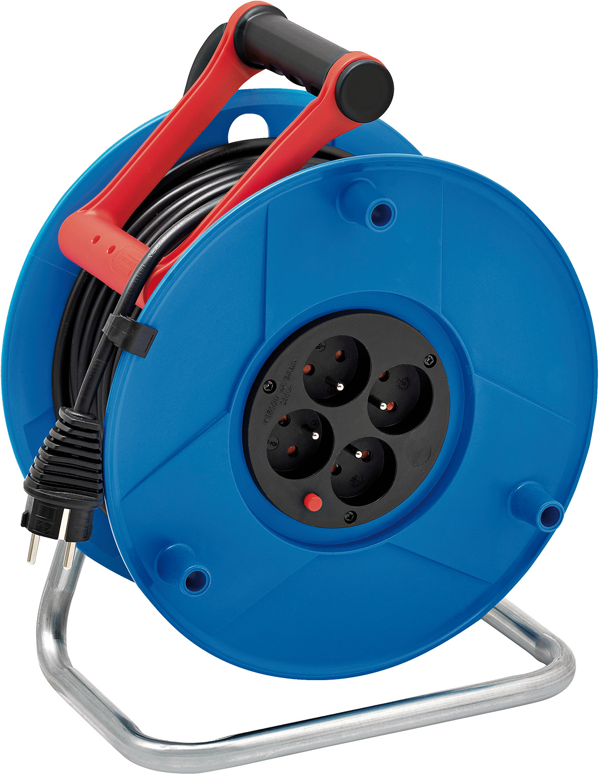 brennenstuhl 25m 4 Socket Type E - French Extension Reel, 230 V, IP20