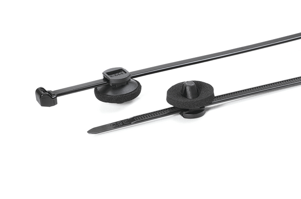 HellermannTyton Cable Tie, 200mm x 4.6 mm, Black Nylon, Pk-500