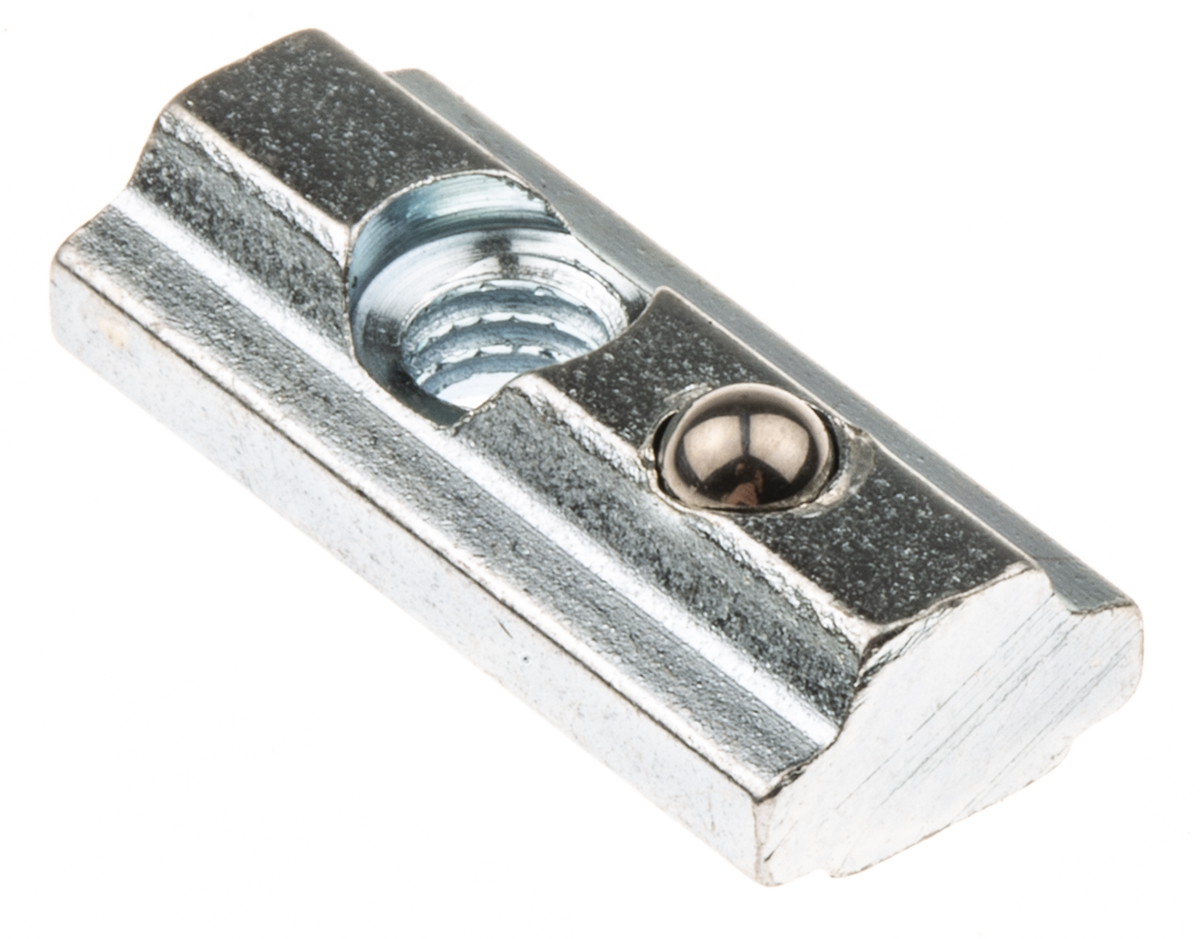 RS PRO M4 T-Slot Nut, Connecting Component, Strut Profile 20 mm, Groove Size 5mm