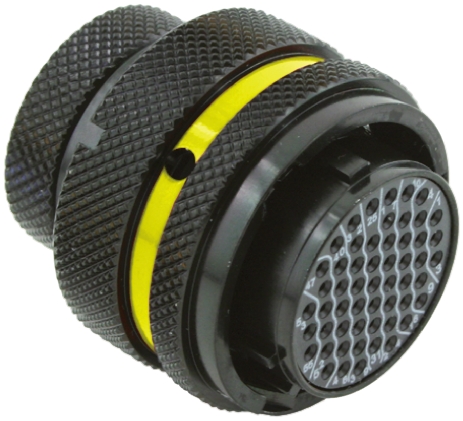 Souriau Sunbank by Eaton Circular Connector, 55 Contacts, Cable, Standard Connector, Plug, Female, IP67, 8STA Series