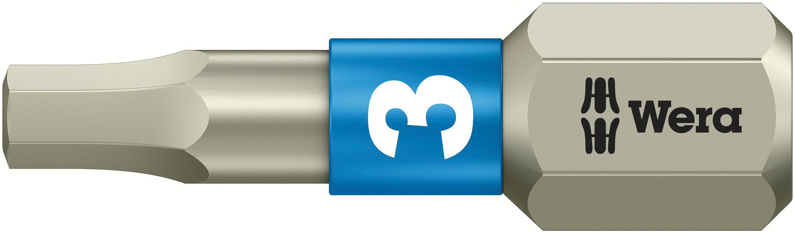 Wera Hexagon Screwdriver Bit, 3 mm Tip