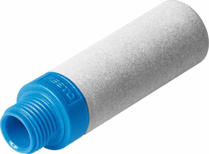 Festo UO PE 8bar Pneumatic Silencer, Threaded, G 1/8 Male