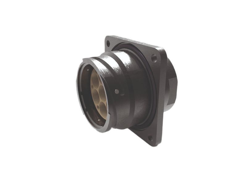 ITT Cannon Industrial Circular Connector, 4 Contacts, Front Panel Mount, Panel, Rear Panel, Plug, Male, IP67, IP69K,