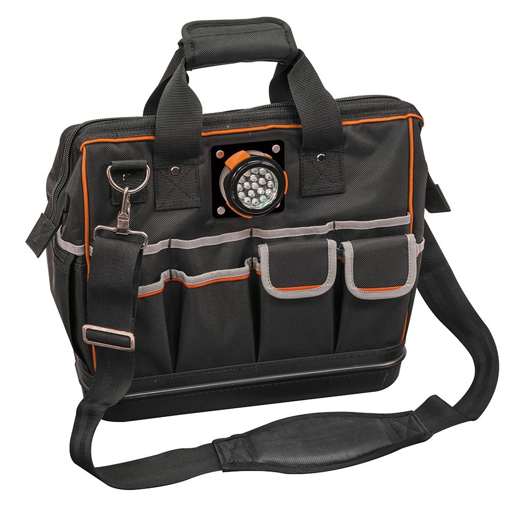 Klein Tools 1680d Ballistic Weave Tool Bag with Shoulder Strap 387mm x 203mm x 356mm