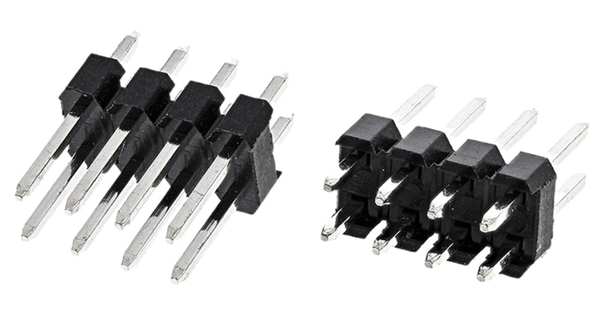 HARWIN M20 Series Straight Through Hole Pin Header, 8 Contact(s), 2.54 mm Pitch, 2 Row, Unshrouded