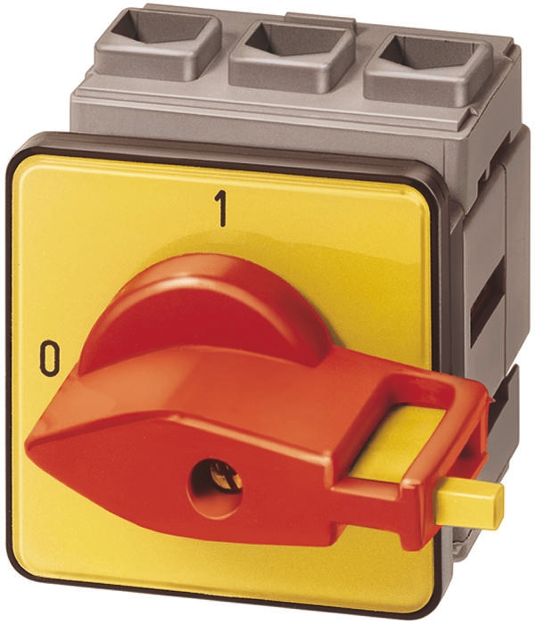 Siemens 3P Pole Panel Mount Isolator Switch - 25A Maximum Current, 9.5kW Power Rating, IP65