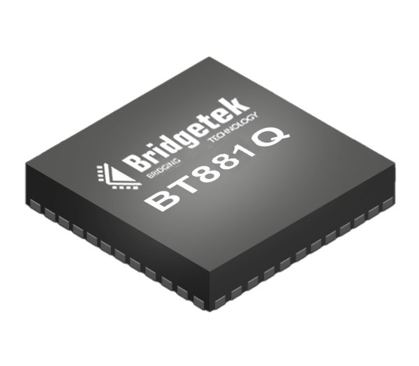 BT881Q-T, Video Interface 1-Channel SPI 48-Pin QFN-48