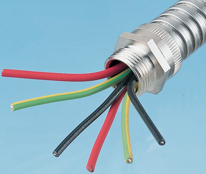 Kopex Flexible Conduit, 20mm Nominal Diameter, Stainless Steel, Metal