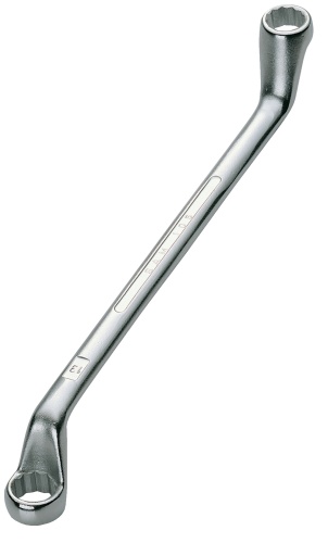 SAM Offset Ring Spanner, 24mm, Metric, Double Ended, 330 mm Overall