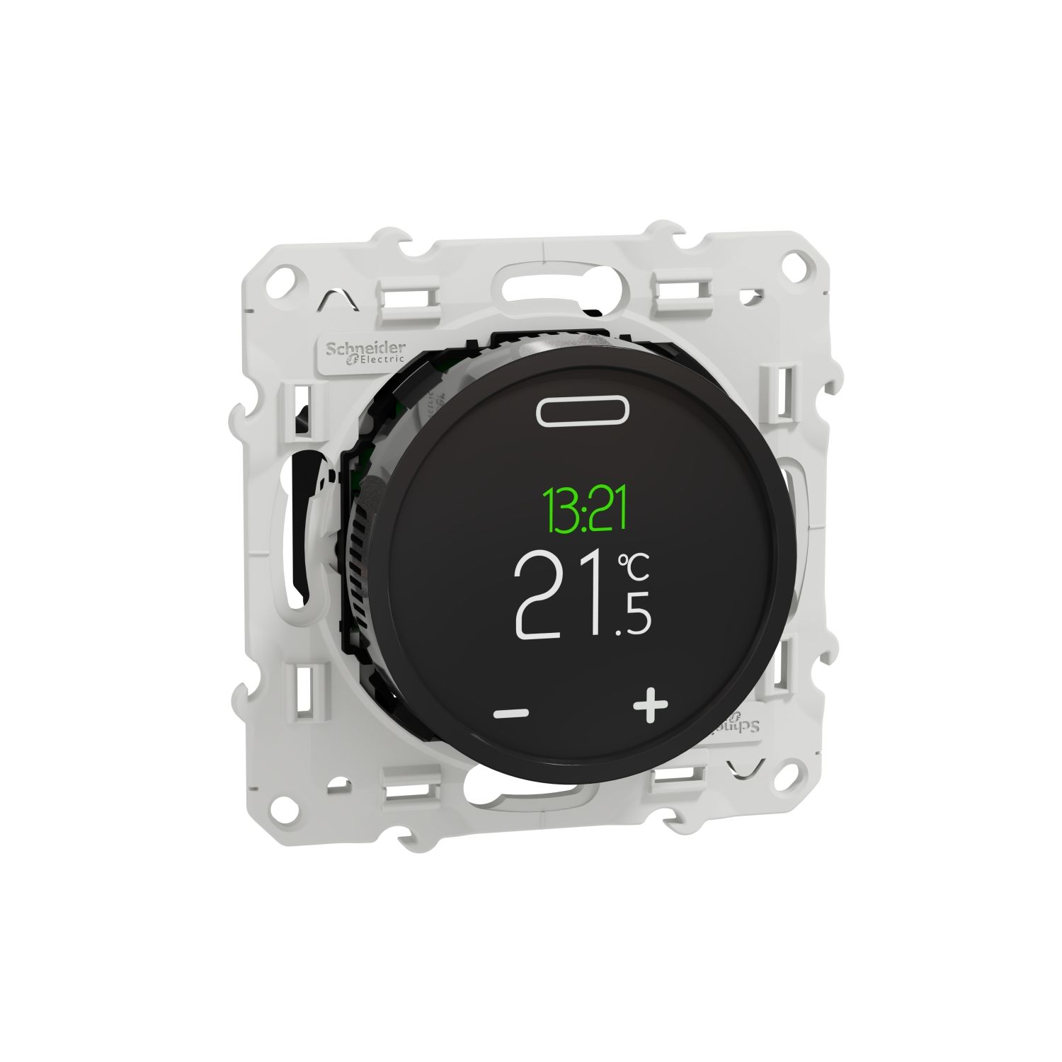 Schneider Electric Black, 1 Gang, Odace