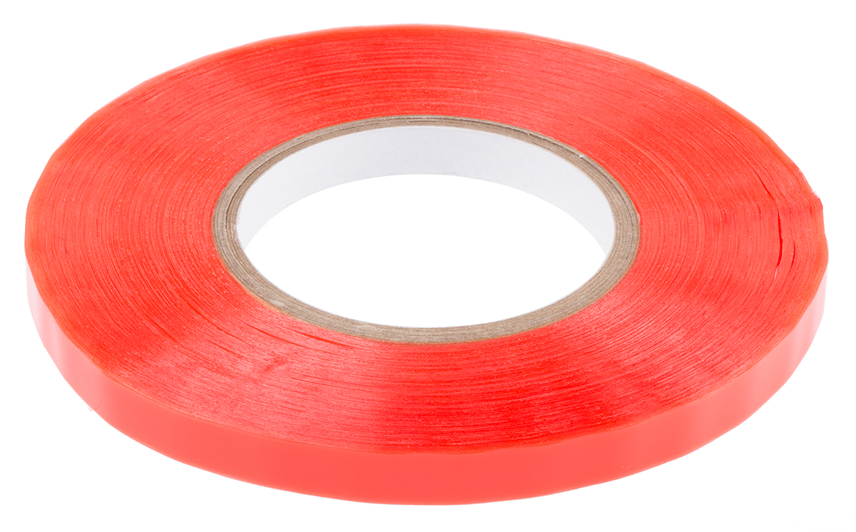 Hi-Bond HB397F Transparent Double Sided Polyester Tape, 0.23mm Thick, 15.6 N/cm, PET Backing, 12mm x 50m