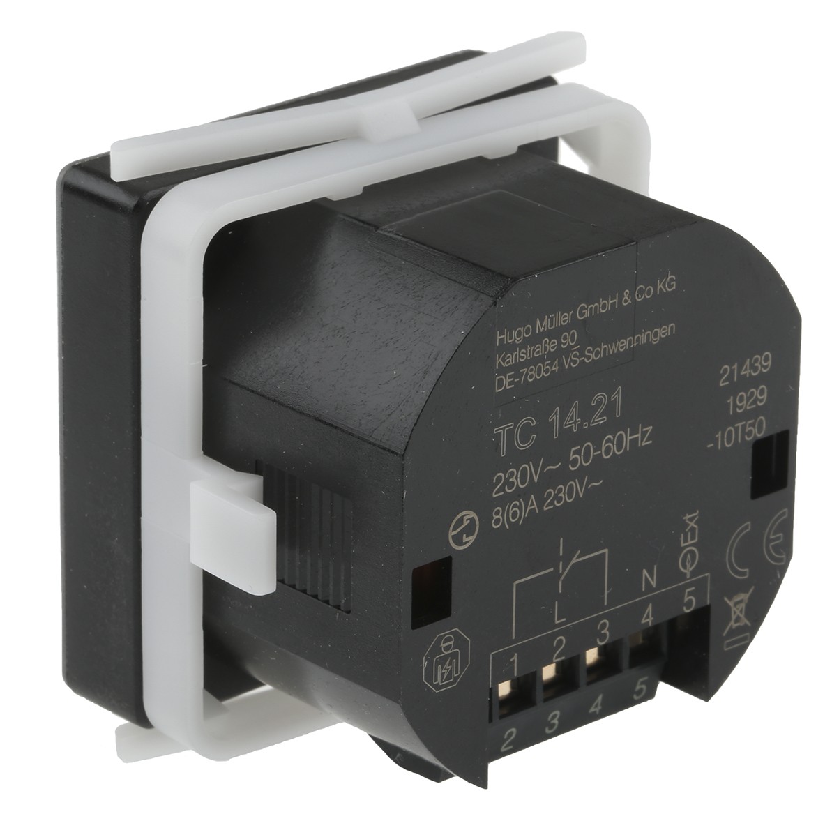 Muller Black Digital Desktop Timer 9 h 59 min 59.99 s